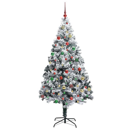 Albero di Natale artificiale con 300 LED Verde 180 cm