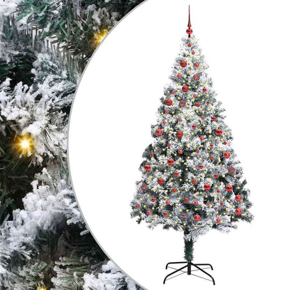 Albero di Natale artificiale con 300 LED Verde 210 cm
