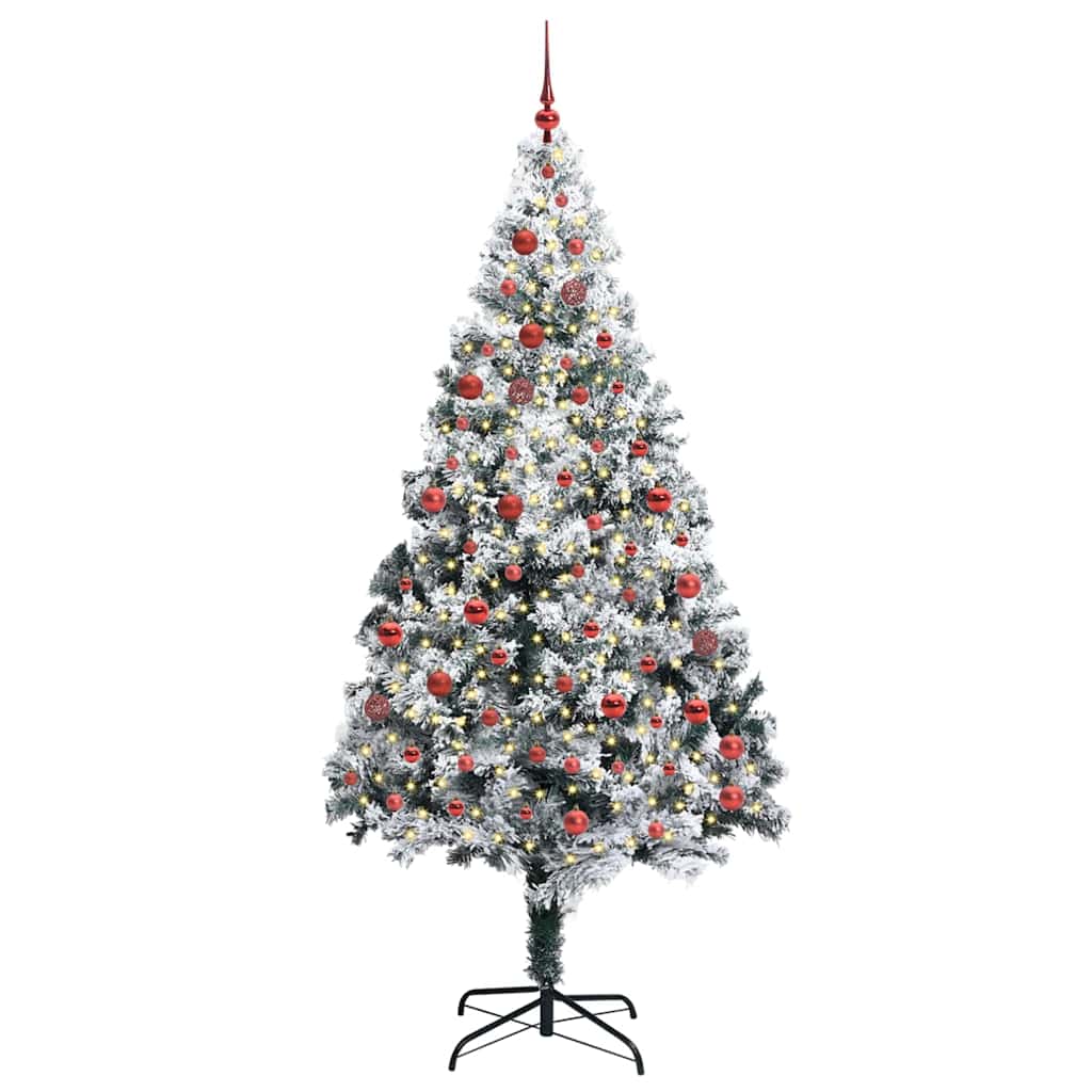 Albero di Natale artificiale con 300 LED Verde 210 cm