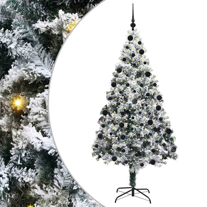 Albero di Natale artificiale con 300 LED Verde 210 cm