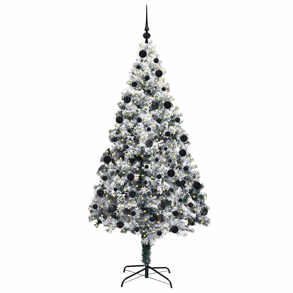 Albero di Natale artificiale con 300 LED Verde 210 cm