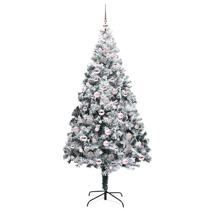 Albero di Natale artificiale con 300 LED Verde 210 cm