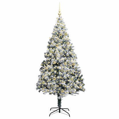 Albero di Natale artificiale con 300 LED Verde 210 cm