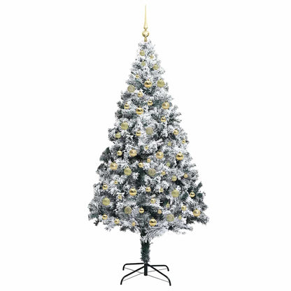 Albero di Natale artificiale con 300 LED Verde 210 cm