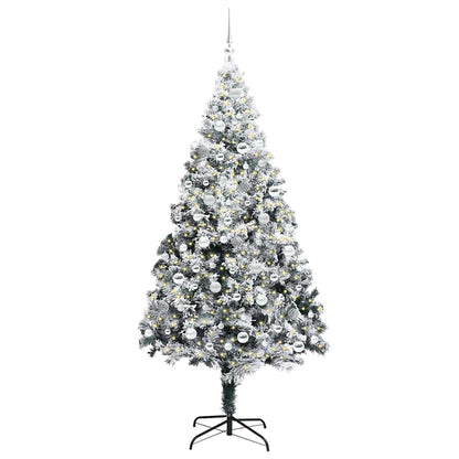 Albero di Natale artificiale con 300 LED Verde 210 cm