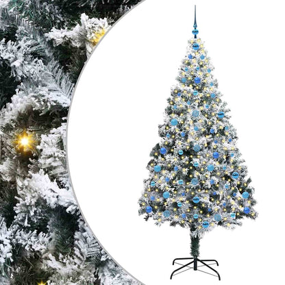 Albero di Natale artificiale con 300 LED Verde 210 cm