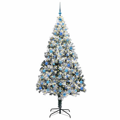 Albero di Natale artificiale con 300 LED Verde 210 cm
