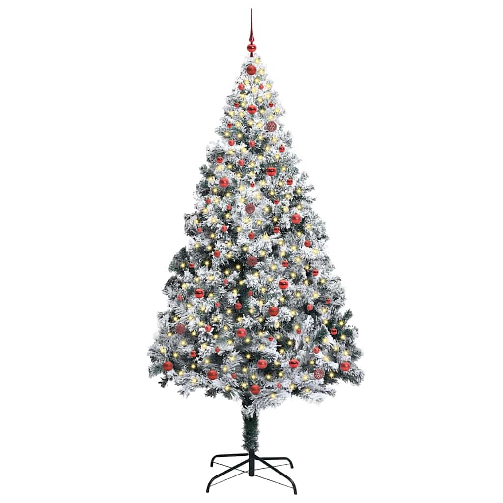 Albero di Natale artificiale con 300 LED Verde 240 cm