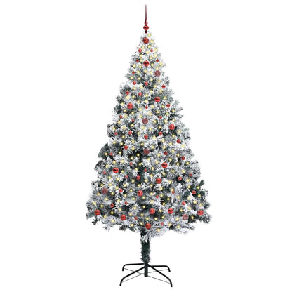 Albero di Natale artificiale con 300 LED Verde 240 cm