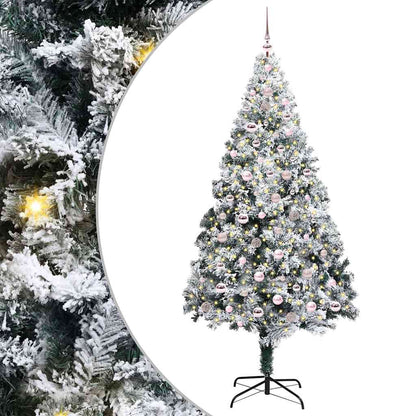 Albero di Natale artificiale con 300 LED Verde 240 cm