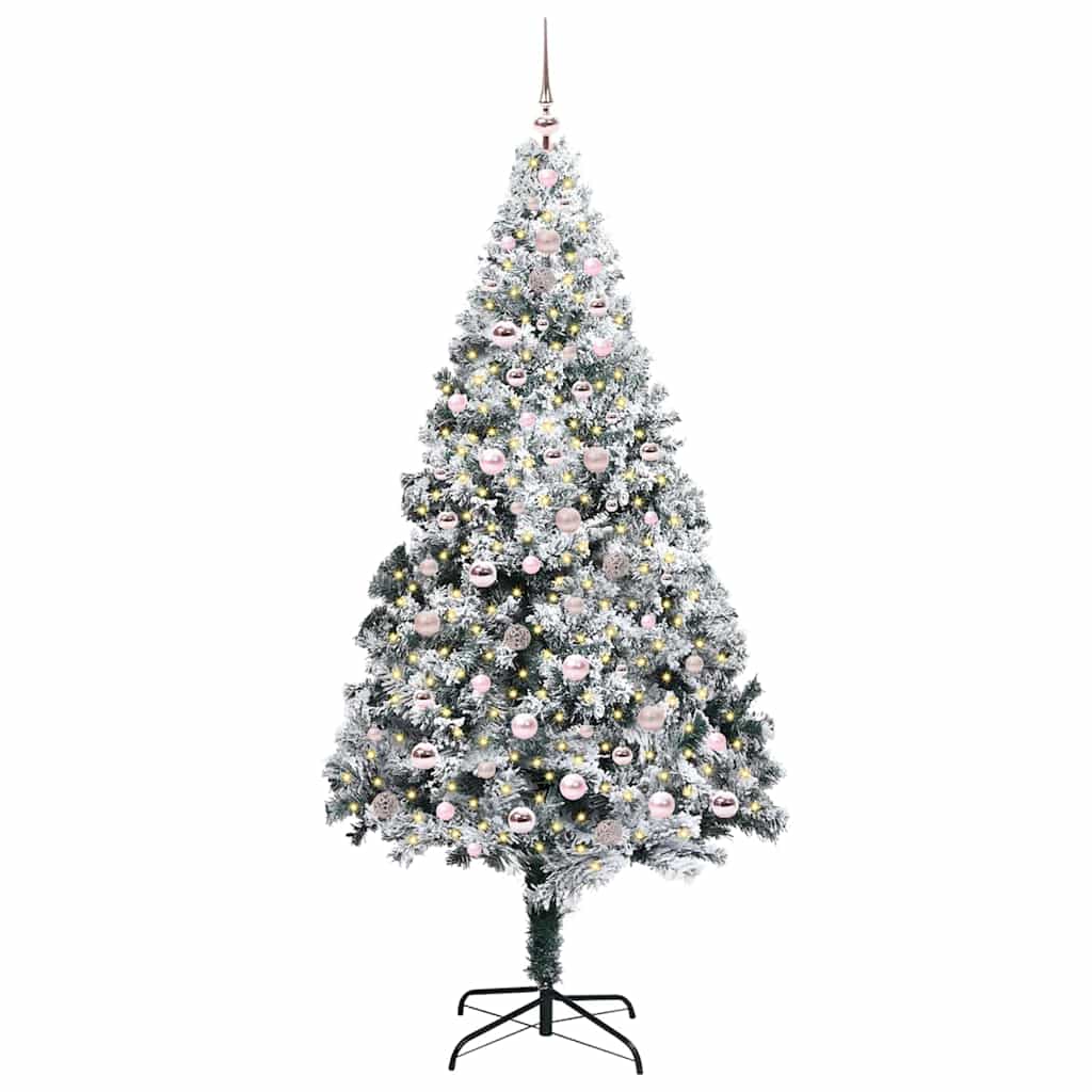 Albero di Natale artificiale con 300 LED Verde 240 cm