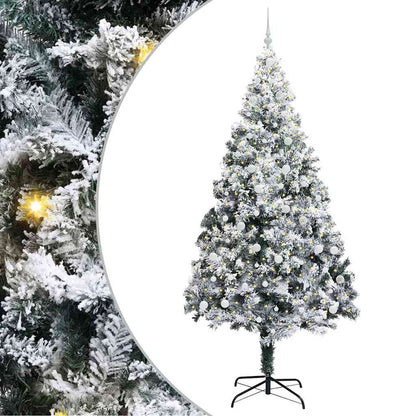 Albero di Natale artificiale con 300 LED Verde 240 cm
