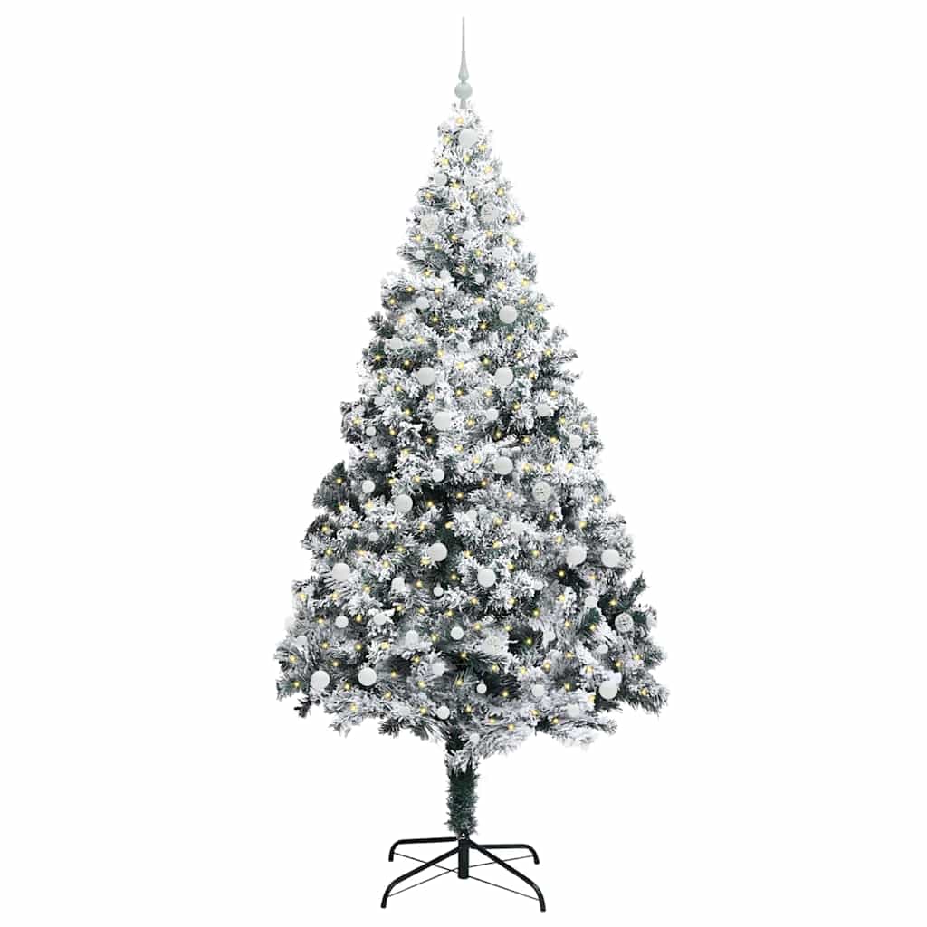 Albero di Natale artificiale con 300 LED Verde 240 cm