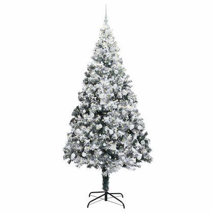 Albero di Natale artificiale con 300 LED Verde 240 cm