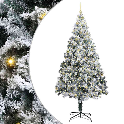 Albero di Natale artificiale con 300 LED Verde 240 cm