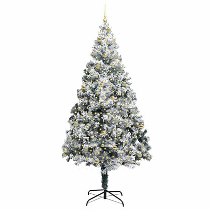 Albero di Natale artificiale con 300 LED Verde 240 cm