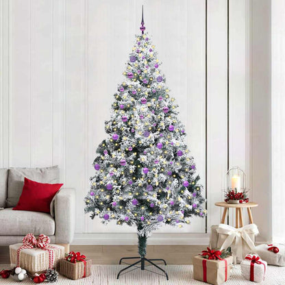 Albero di Natale artificiale con 300 LED Verde 240 cm