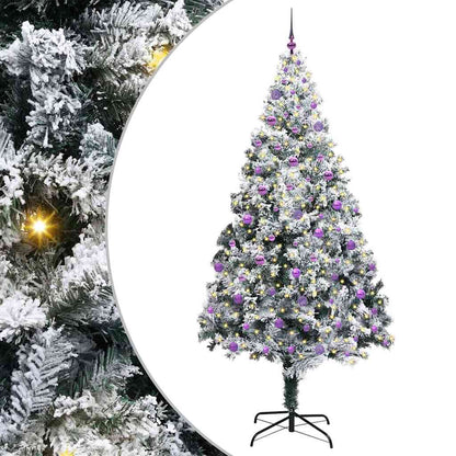 Albero di Natale artificiale con 300 LED Verde 240 cm