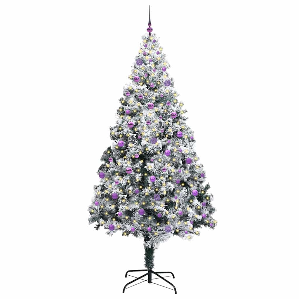 Albero di Natale artificiale con 300 LED Verde 240 cm
