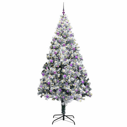 Albero di Natale artificiale con 300 LED Verde 240 cm