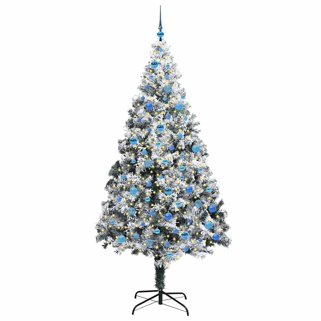 Albero di Natale artificiale con 300 LED Verde 240 cm