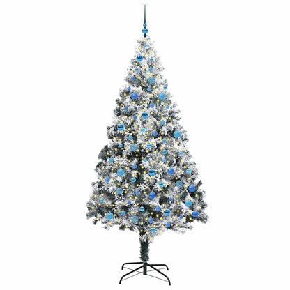 Albero di Natale artificiale con 300 LED Verde 240 cm