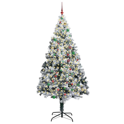 Albero di Natale artificiale con 300 LED Verde 240 cm
