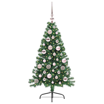 Albero di Natale artificiale con luci integrate Verde 120 cm