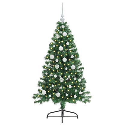 Albero di Natale artificiale con luci integrate Verde 120 cm
