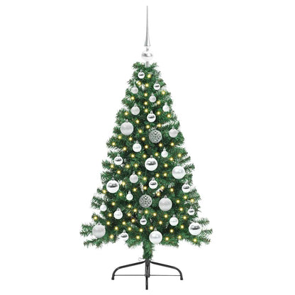 Albero di Natale artificiale con luci integrate Verde 120 cm