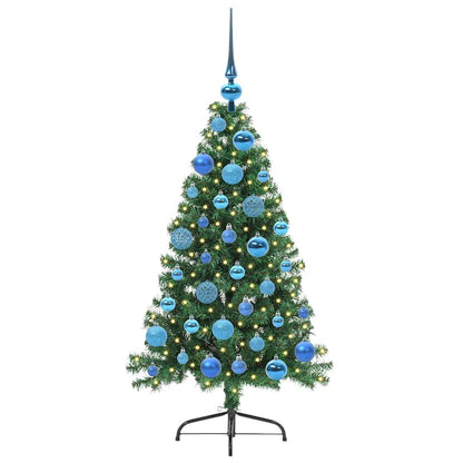 Albero di Natale artificiale con luci integrate Verde 120 cm