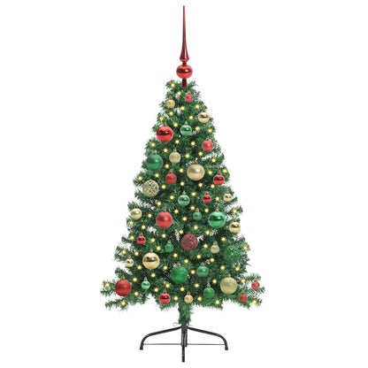 Albero di Natale artificiale con luci integrate Verde 120 cm