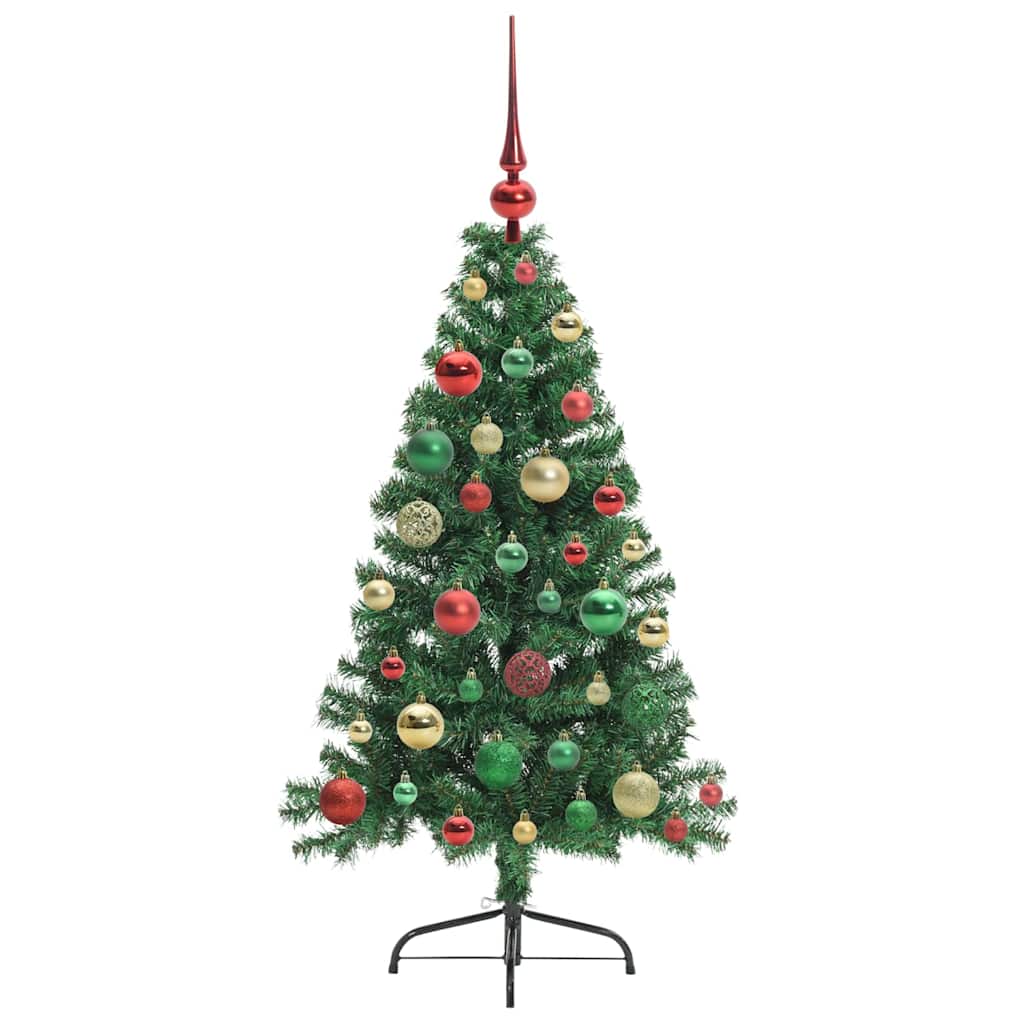 Albero di Natale artificiale con luci integrate Verde 120 cm
