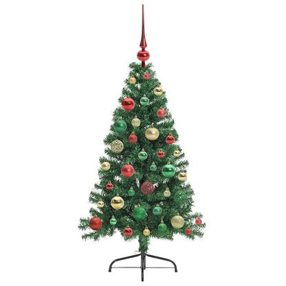 Albero di Natale artificiale con luci integrate Verde 120 cm