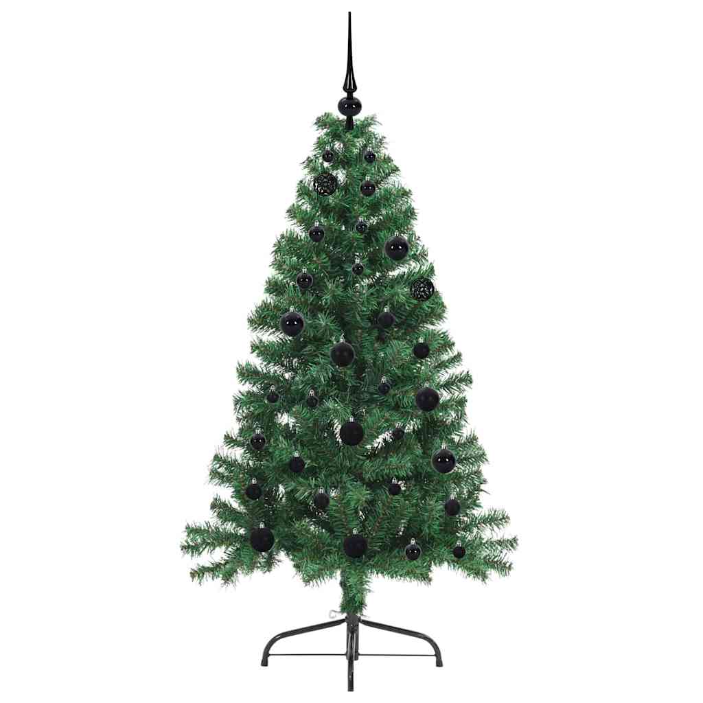 Albero di Natale artificiale con luci integrate Verde 150 cm
