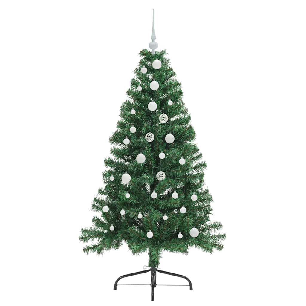 Albero di Natale artificiale con luci integrate Verde 150 cm