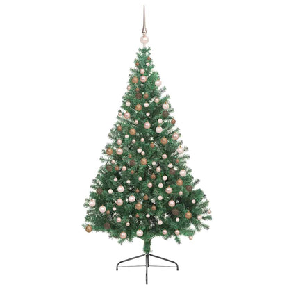 Albero di Natale artificiale con luci integrate Verde 180 cm