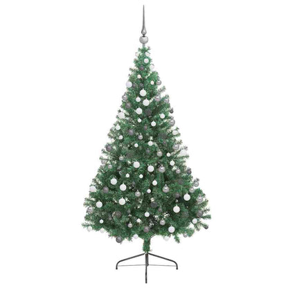 Albero di Natale artificiale con luci integrate Verde 180 cm