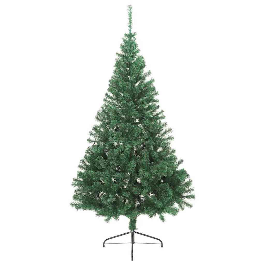 Albero di Natale artificiale con luci integrate Verde 180 cm