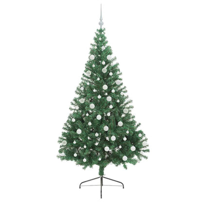 Albero di Natale artificiale con luci integrate Verde 180 cm