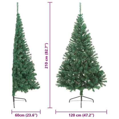 Albero di Natale artificiale con luci integrate Verde 210 cm