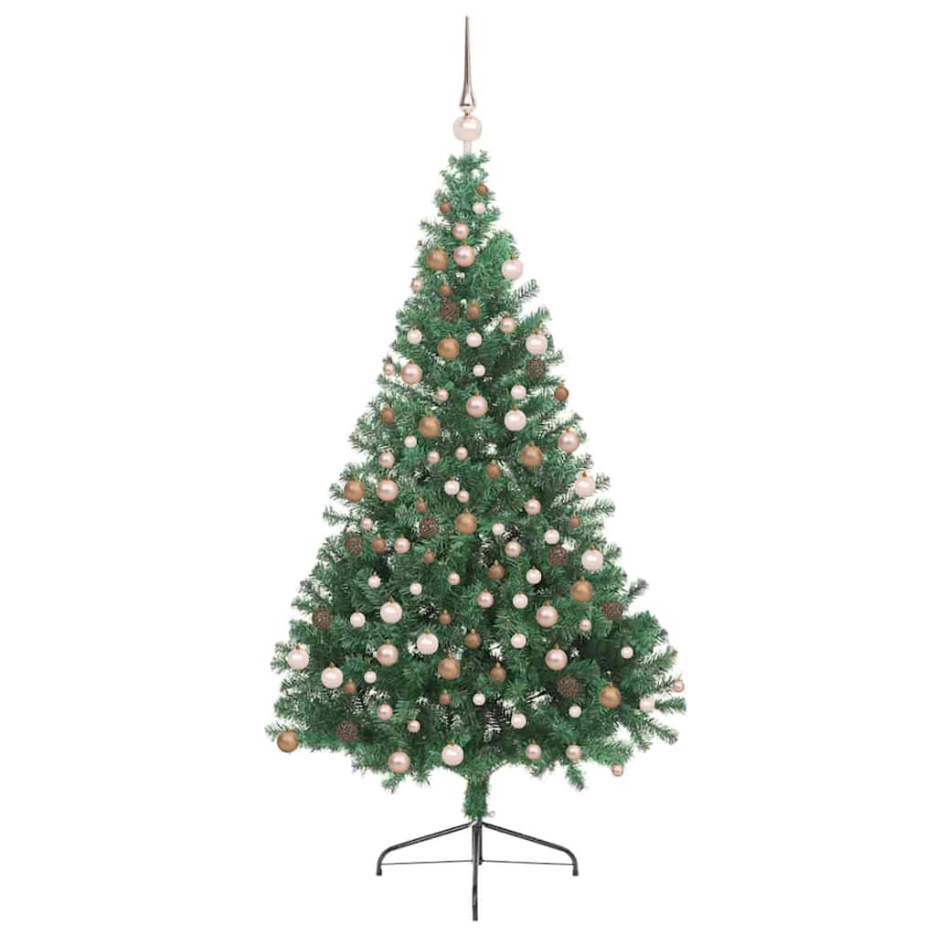 Albero di Natale artificiale con luci integrate Verde 210 cm