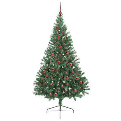 Albero di Natale artificiale con luci integrate Verde 210 cm