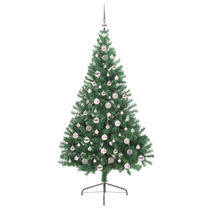 Albero di Natale artificiale con luci integrate Verde 210 cm