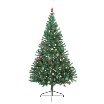 Albero di Natale artificiale con luci integrate Verde 210 cm
