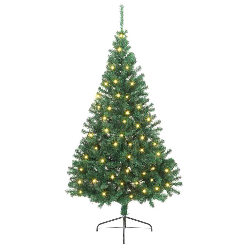 Albero di Natale artificiale con luci integrate Verde 240 cm