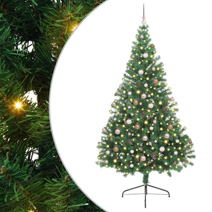 Albero di Natale artificiale con luci integrate Verde 240 cm