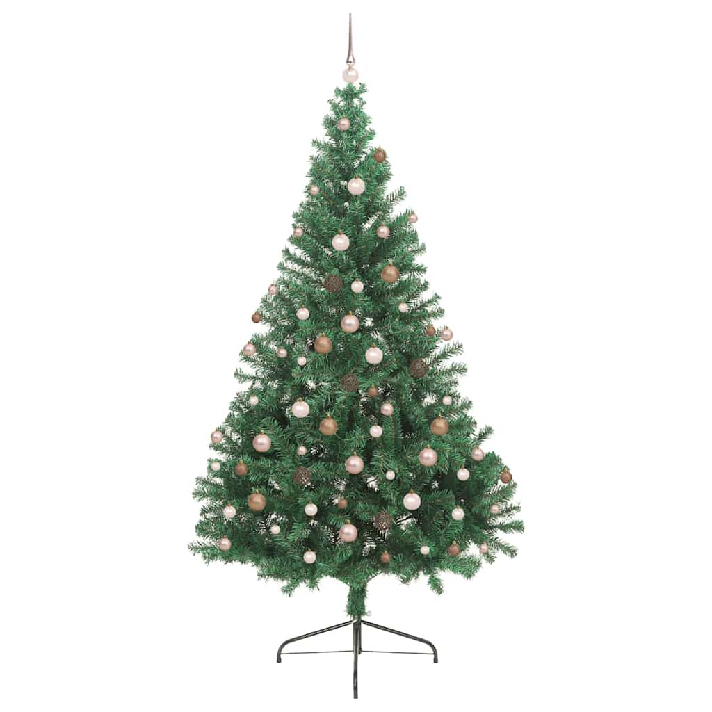 Albero di Natale artificiale con luci integrate Verde 240 cm