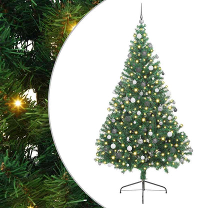 Albero di Natale artificiale con luci integrate Verde 240 cm