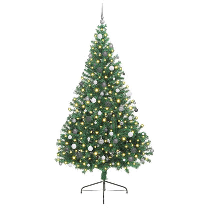 Albero di Natale artificiale con luci integrate Verde 240 cm